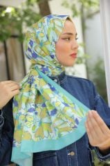 Pale Desen Şal ( Turkuaz ) RTS-1008-10