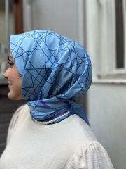 Sane Desen Eşarp ( Mavi ) RTS-1041-11
