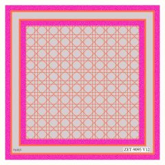 Sane Desen Eşarp (Pembe ) RTS-1041-8