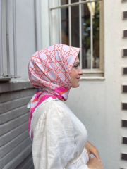 Sane Desen Eşarp (Pembe ) RTS-1041-8
