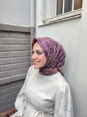 Sane Desen Eşarp (Çikolata Kahve )RTS-1041-6