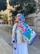 Arya Soft Şal ( Lacivert )
