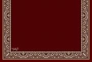 Etnik Desen Soft Şal ( Bordo )