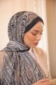 Etro Desen Şal ( Siyah )