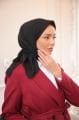 Pamuk Düz Renk Eşarp ( Siyah )
