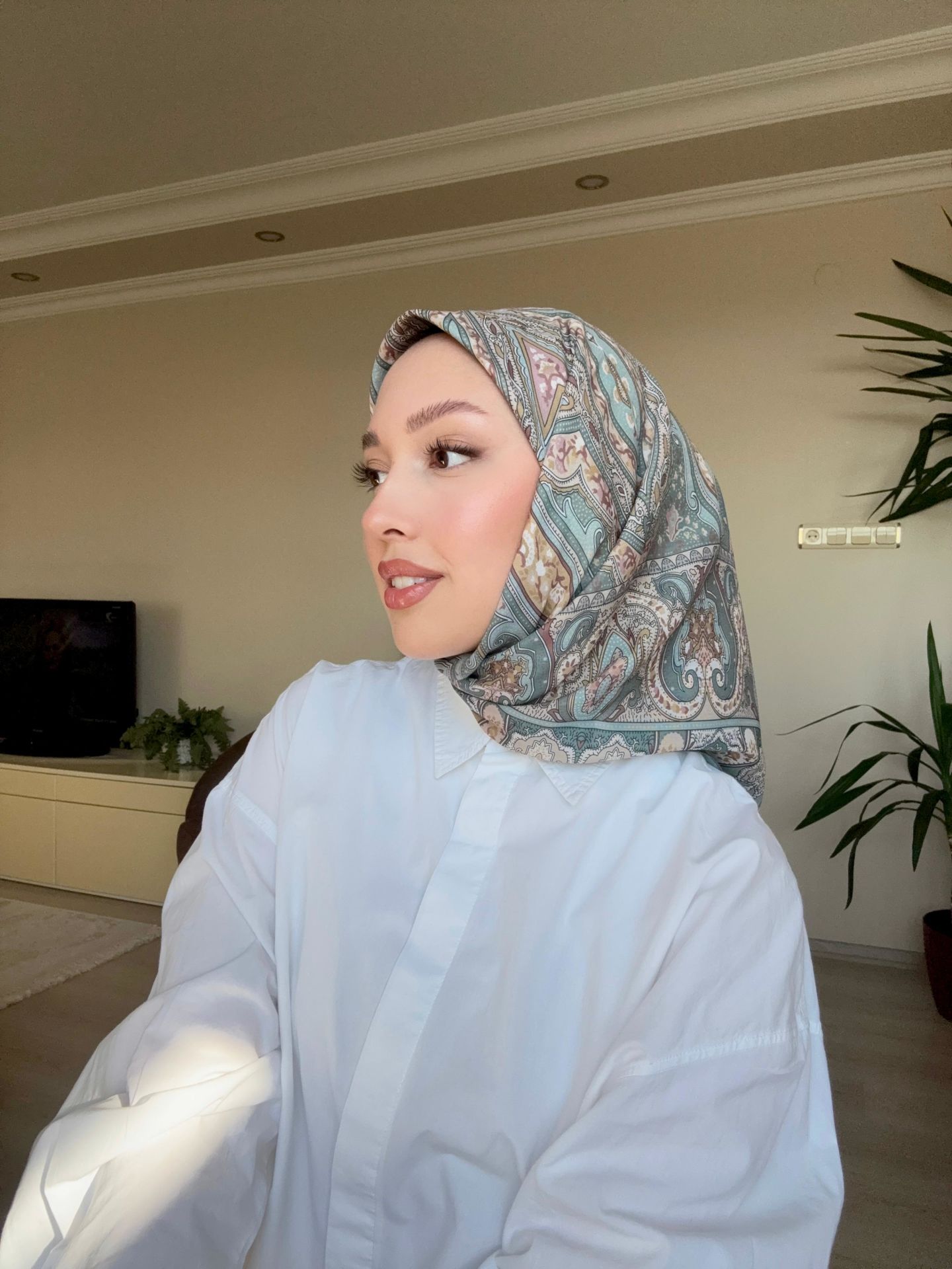 Etro Soft Eşarp ( Mint Yeşili )
