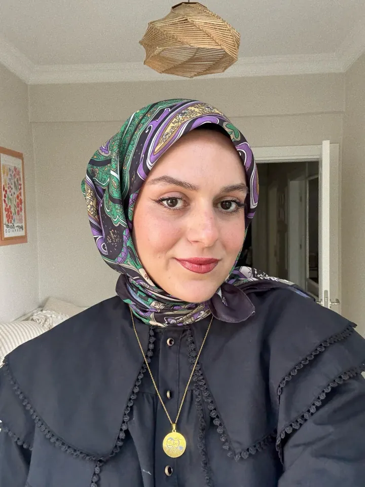 Etro Desen Eşarp ( Yeşil )