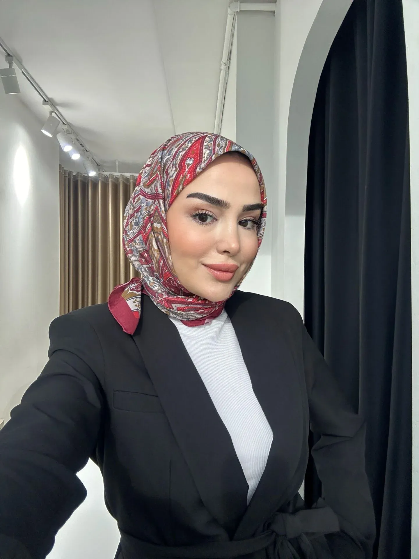 Etro Desen Eşarp ( Bordo )