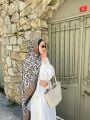 Leopar Soft Şal ( Hardal )