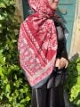 Tina Soft Pamuk Şal (Bordo)