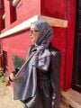 Jakar Şal Etnik Desen ( Antrasit )