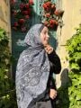 Stil Vual Pamuk Şal ( SİYAH )