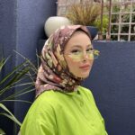 Lobelya Desen Eşarp (Kahverengi)