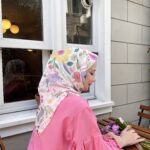 Lobelya Desen Eşarp (Sarı)