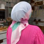 Mango Desen Eşarp (Toz Pembe)