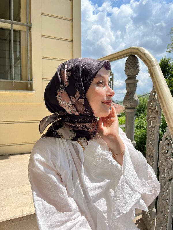 Botanik Desen ( Siyah )