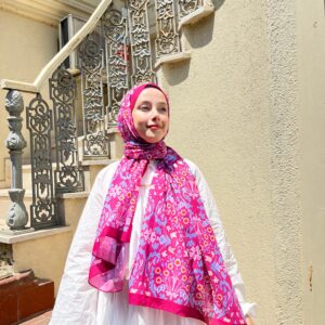 Parla Vual Pamuk Şal ( PEMBE )