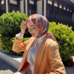 Peri Desen Eşarp (Kahve-Bakır)