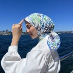 Ahu Desen Eşarp (Mavi)