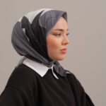 Nora Desen Eşarp ( Siyah )