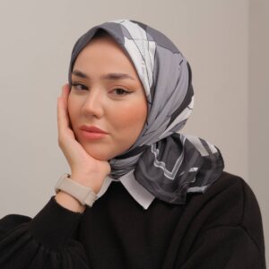 Nora Desen Eşarp ( Siyah )