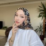Asia Desen Eşarp ( Kahve )