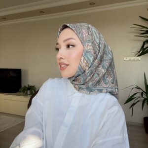 Etro Desen Eşarp ( Mint Yeşili )