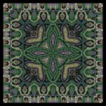 Etro Desen Eşarp ( Yeşil )