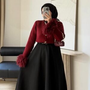 Love Hırka ( Bordo )