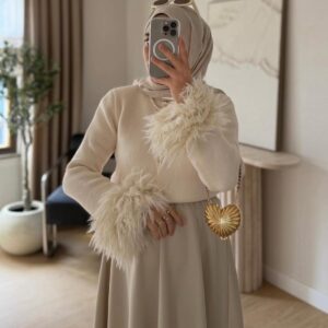 Love Hırka ( Krem )