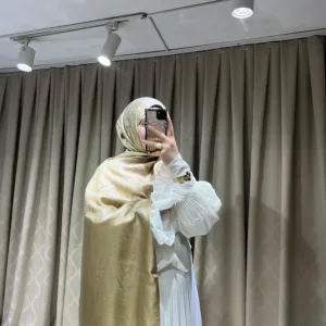 Hürrem Desen Şal ( Açık Gold )