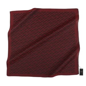 F Desen Eşarp ( Bordo )