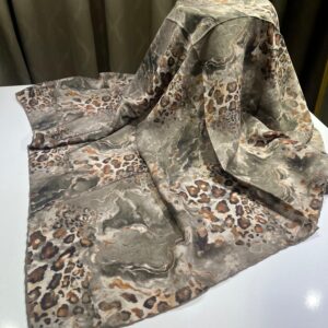 Leopar Desen Eşarp (Vizon)