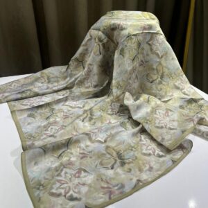 Botanik Desen Eşarp (Yeşil)