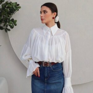 Vintage Gömlek (Beyaz)