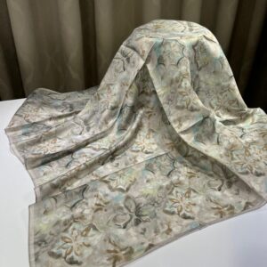 Botanik Desen Eşarp (Taş Rengi)