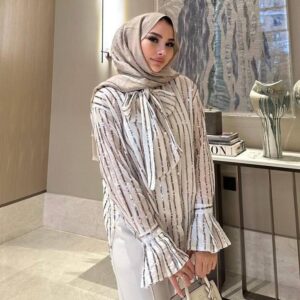 Pul Prenses Gömlek (Beyaz)