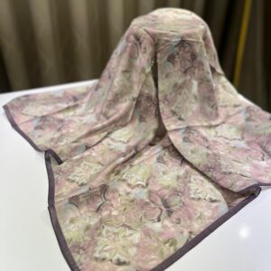 Botanik Desen Eşarp (Mürdüm)