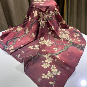 Dal Desen Eşarp (Bordo)