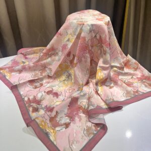 Bambu Desen Eşarp (Gül Kurusu)