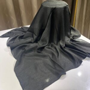 Düz Renk Eşarp (Siyah)