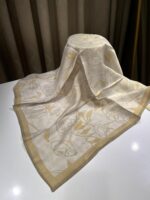 luna desen eşarp gold