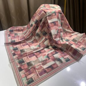 Violet Desen Eşarp (Pembe)