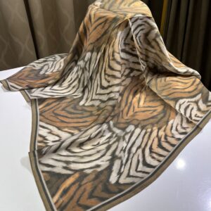 Zebra Desen Eşarp (Bakır)