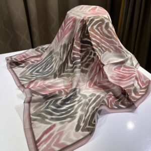 Zebra Desen Eşarp (Pembe)
