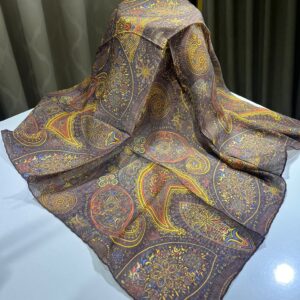 Etro Desen Eşarp (Acı Kahve)