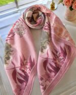 yelda desen eşarp pembe