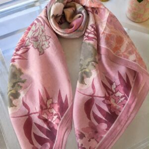 Yelda Desen Eşarp (Pembe)
