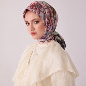 Sanda Desen Eşarp (Canlı Renkler)