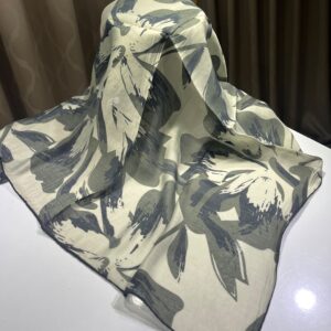 Yaprak Desen Eşarp (Yeşil)